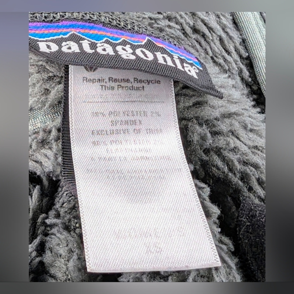 Patagonia • Women’s R3 Regulator Gray Polartec Fleece Hoodie Jacket Size XS - Picture 4 of 4